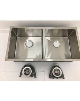 Undermount Double bowl sink 7544D