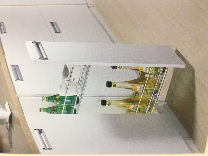 Pull out basket spice rack for 150mm kitchen unit soft close